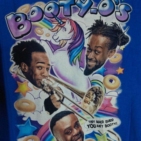 WWE New Day Booty-O's Tshirt Mens XXL Big E, Kofi Kingston, Xavier Woods Tee - Picture 2 of 4